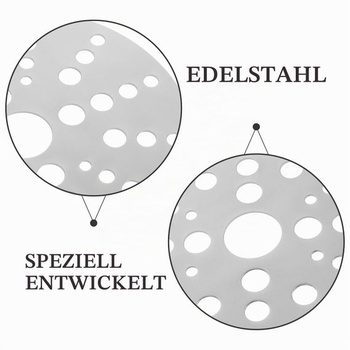 18cm nerezová tepelná doska pre indukčné varné dosky, ako adaptér pre panvice a zapekacie nádoby v