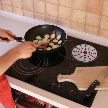 18cm nerezová tepelná doska pre indukčné varné dosky, ako adaptér pre panvice a zapekacie nádoby v