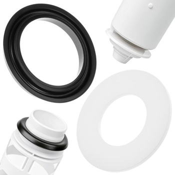 Súprava tesnení QWORK® kompatibilná so splachovacími nádržkami Geberit 816.418.00.1(818.109) a