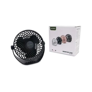 Stolní ventilátor SOLMIRA s dobíjecí baterií, zelený, USB…