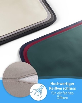 Obliečka na vankúš 40x25 taupe, dvojité balenie pre cestovné vankúše VOLAR