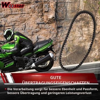 Náhradní řemen WOOSTAR 729-17.5-30 pro motor GY6 49cc 50cc 139QMB 139QMA čínský skútr, moped,
