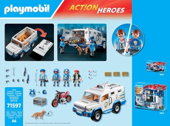 Herný set Playmobil Action Heroes 71597