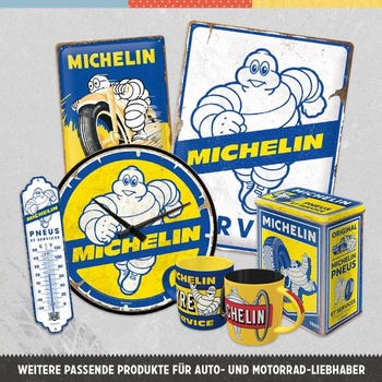 Nostalgický retro hrnček na kávu, 330 ml, Michelin – Tyres Bibendum Yellow