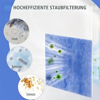 8 náhradných filtrov pre ventilátory radu Limodor Compact, prachové filtre 240 x 240 x 15 mm,