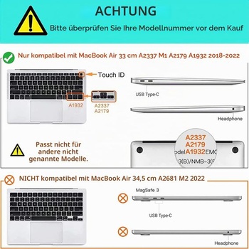 Púzdro pre MacBook Air 13-palcový 2022-2018 M1, plyšová koža hnedá plyšová hnedá MacBook Air 13