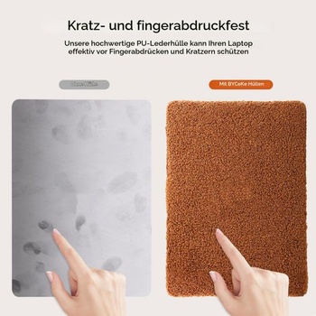Púzdro pre MacBook Air 13-palcový 2022-2018 M1, plyšová koža hnedá plyšová hnedá MacBook Air 13
