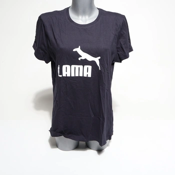 Dámske tričko Lama čierno veľ. 67cm