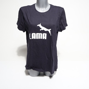 Dámske tričko Lama čierno veľ. 67cm