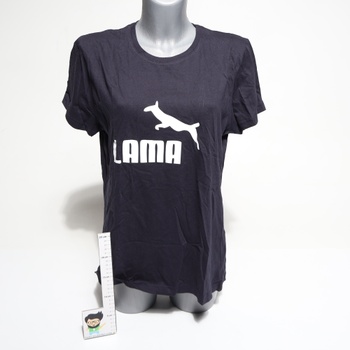 Dámské tričko Lama černo vel. 67cm