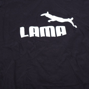 Dámske tričko Lama čierno veľ. 67cm