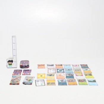 Kartová hra Pokémon Trading: Mini Tin Box Mega Heroes – Mega Latias (1 samolepka, 1 obrázková karta