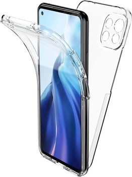 Puzdro na telefón pre Xiaomi 14 Pro, priehľadné silikónové puzdro so vstavanou ochranou displeja,