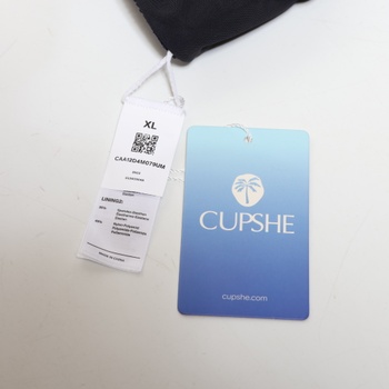 Dámske plavky Cupshe tankiny tmavo modré XL