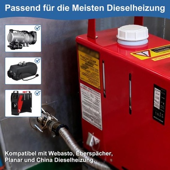 Výfuková koncovka pre nezávislé kúrenie Nuyoah Diesel, 24mm, ohnutá, príslušenstvo pre výfuk