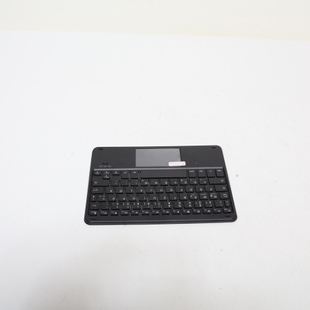 Bezdrôtová Bluetooth klávesnica SOPPY s touchpadom, dobíjacia ultra tenká mini klávesnica,
