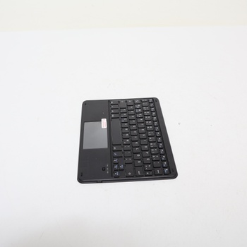 Bezdrôtová Bluetooth klávesnica SOPPY s touchpadom, dobíjacia ultra tenká mini klávesnica,
