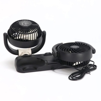 Ventilátor Gobesty do auta čierny