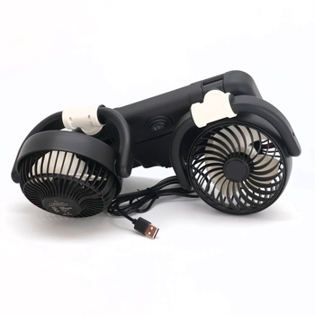 Ventilátor Gobesty do auta čierny