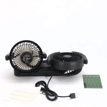Ventilátor Gobesty do auta čierny