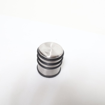 Nerezová zarážka Relaxdays, súprava 4 kusov, V x H: 7,5 x 7 cm, vysoká a ťažká, protišmyková, brzda