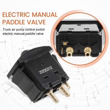 Ovládací spínač vzduchového čerpadla pro nákladní vozidla, elektrický ruční pádlový ventil,