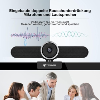 Webkamera TONGVEO All-in-One 4K černá