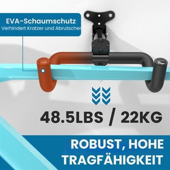 Nástěnný držák na kolo Housolution - polstrovaný EVA pěnou. 1 kus, dvojitý háček, nastavitelné