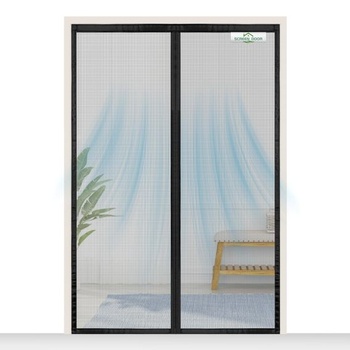 SIEŤOVÉ DVERE S MRIEŽKOU PROTI HMYZU Balkónové dvere 160x220cm | Vysoko kvalitná magnetická sieť proti