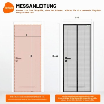 SIEŤOVÉ DVERE S MRIEŽKOU PROTI HMYZU Balkónové dvere 160x220cm | Vysoko kvalitná magnetická sieť proti