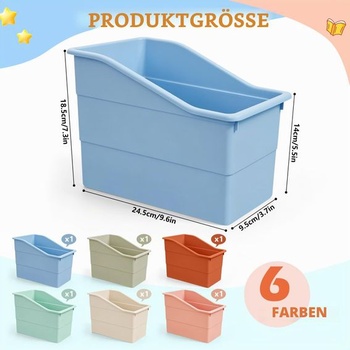 Zakladač ZPONEED, 6 ks, multikolor