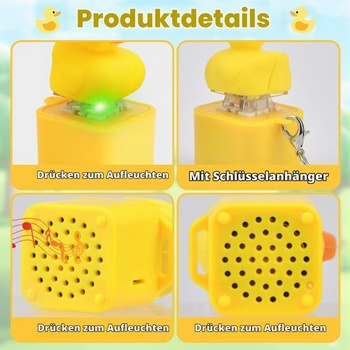 Sada 4 hračiek Fidget s príveskom na kľúče Clicker, kvákanie žiab B