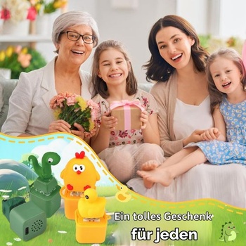 Sada 4 hračiek Fidget s príveskom na kľúče Clicker, kvákanie žiab B