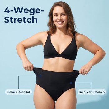 Dámské černé bikiny s vysokým pasem, dobové plavky, teenagerské bikiny, XL černé