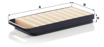 MANN-FILTER, CF 45 001 Sekundárny prvok vzduchového filtra