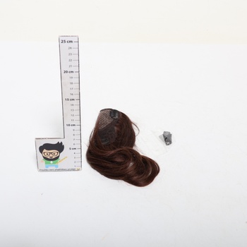 Clip in vlasy hnědé 35 cm