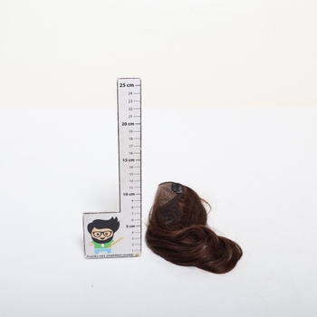 Clip in vlasy hnědé 35 cm
