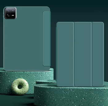 Puzdro GIOPUEY kompatibilné s Xiaomi Pad 6, flipové puzdro, mäkký silikónový zadný kryt [funkcia