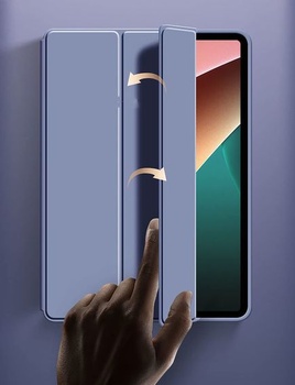 Puzdro GIOPUEY kompatibilné s Xiaomi Pad 6, flipové puzdro, mäkký silikónový zadný kryt [funkcia