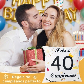 Obliečka na vankúš Seutgjie Gifts k 40. narodeninám, k 40 rokom, pre ženy, mužov, pre manželku,