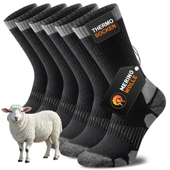 Turistické ponožky Niorasen Merino pre mužov a ženy,…