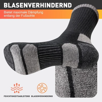 Turistické ponožky Niorasen Merino pre mužov a ženy, termálne outdoorové ponožky, trekingové