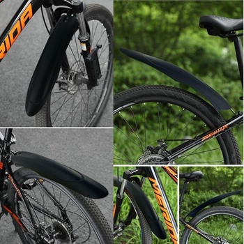 Súprava blatníkov na bicykel Senston, robustné, ľahké a ľahko montovateľné predné a zadné blatníky pre