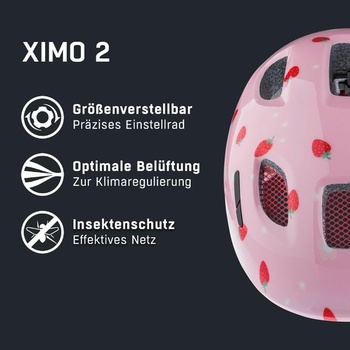 ALPINA Ximo 2 - Ľahká, bezpečná a nerozbitná cyklistická prilba s voliteľným LED svetlom, pre deti,