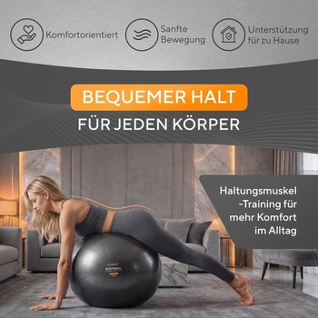 Gymnastická lopta – Nepriepustná cvičebná lopta, balančná lopta pre tehotné a jogu – Pilates loptu do