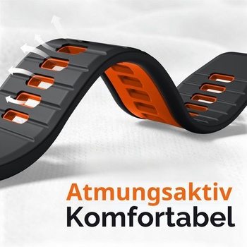 QuickFit kompatibilný s remienkom Garmin Fenix ​​9/8 51mm / Fenix ​​7X 6X 5X karbonovo šedá