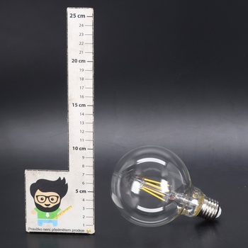 LED žiarovka EGLO E27, klasická okrúhla žiarovka, retro žiarovka, 4 watty (ekvivalent 40 wattov), 470