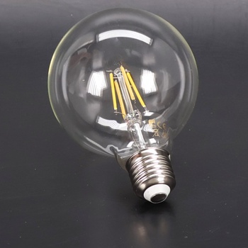 LED žiarovka EGLO E27, klasická okrúhla žiarovka, retro žiarovka, 4 watty (ekvivalent 40 wattov), 470
