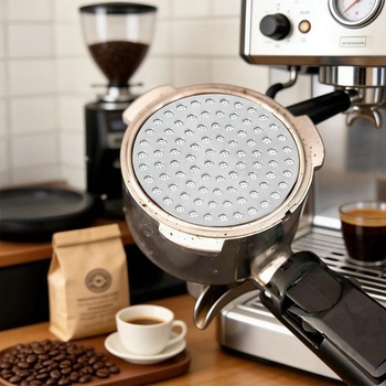 2 x 58mm nerezové sitká na espresso pre portafiltre, 2 modely opakovane použiteľných sít na