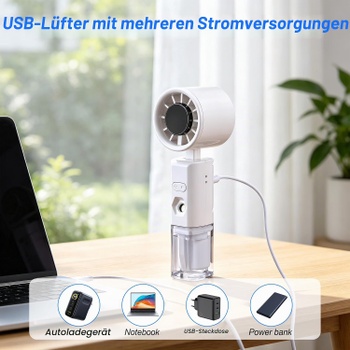 Prenosný ventilátor Starvortex, strieborný